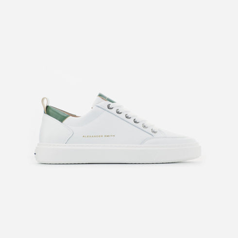 Alexander Smith Sneakers Sneakers Uomo modello Bond con dettagli in contrasto Bianco verde P24-ALEXANDER SMITHAZBDM3301-WGN-40 - Francavilla Moda
